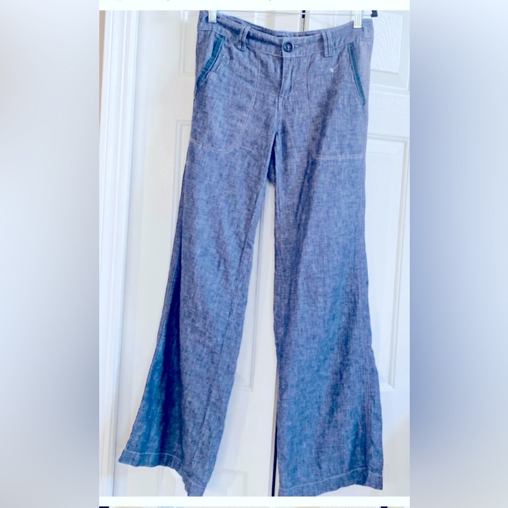 Pilcro flare blue pant size 2